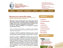 Tablet Screenshot of ericcuchet.fr